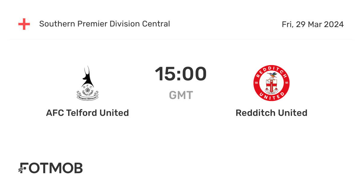 Telford vs Redditch United marcador en vivo, alineaciones previstas y