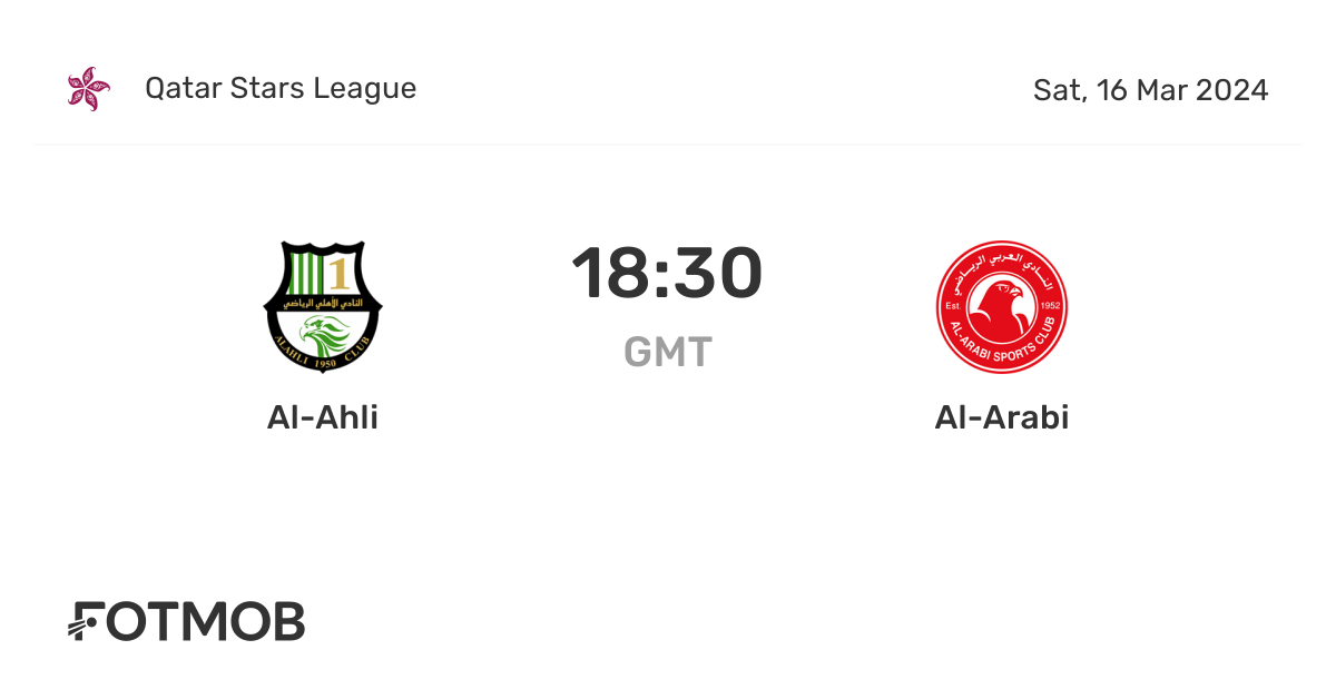 AlAhli vs AlArabi live score, predicted lineups and H2H stats