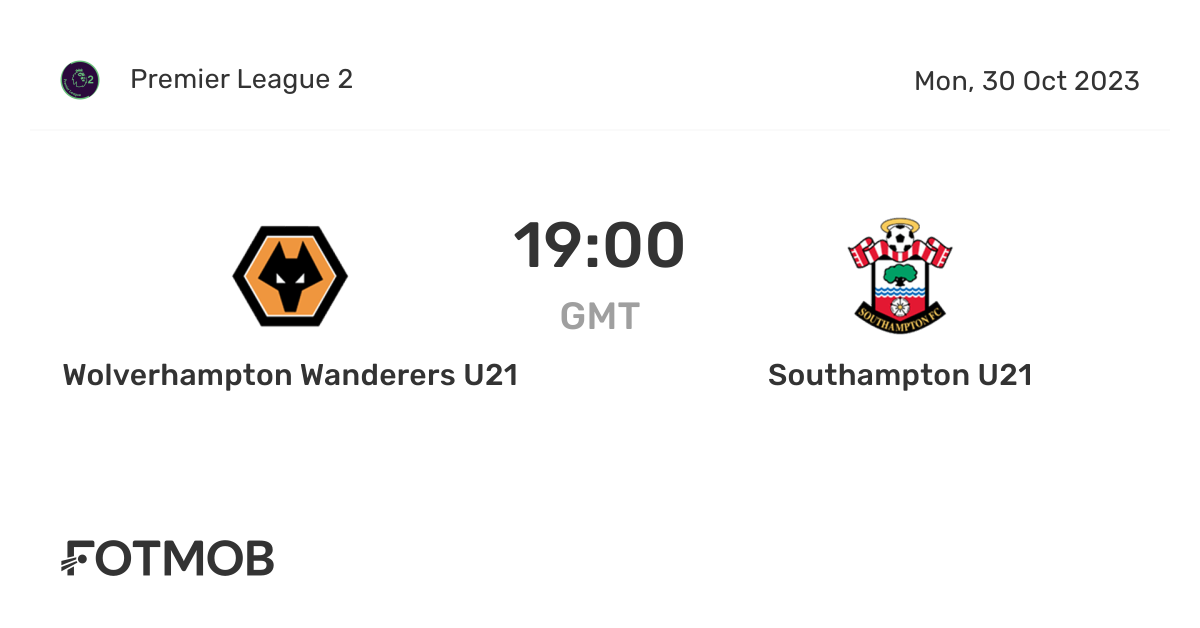 Wolverhampton Wanderers Academy vs Southampton Academy live score