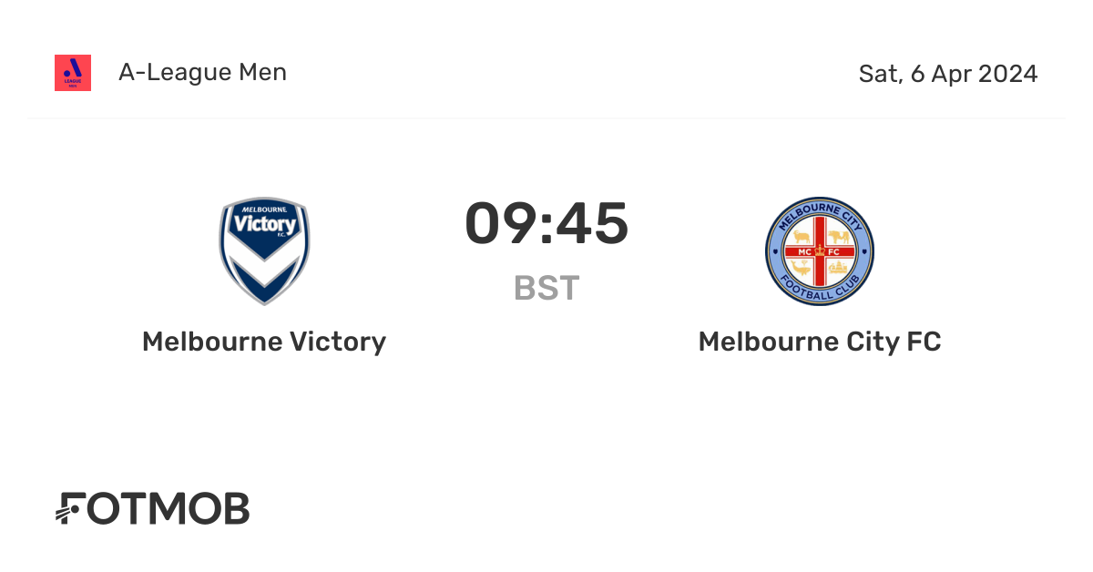 Melbourne Victory vs Melbourne City FC