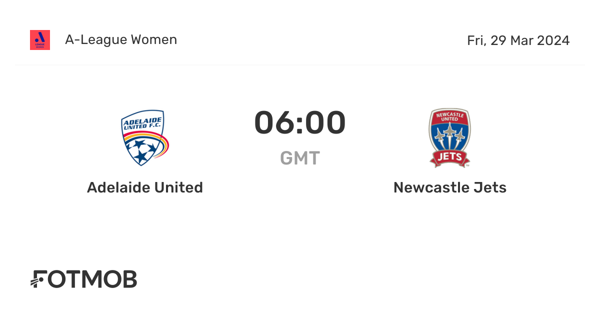 Adelaide United vs Newcastle Jets live score, predicted lineups and