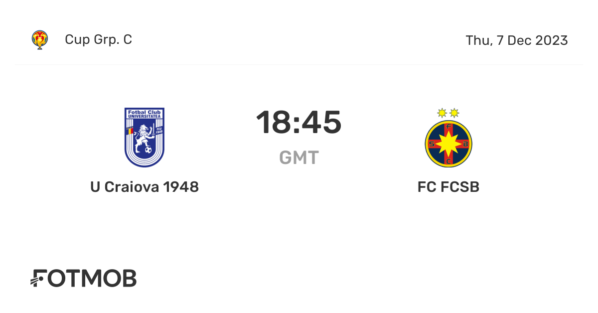 U Craiova 1948 vs FC FCSB