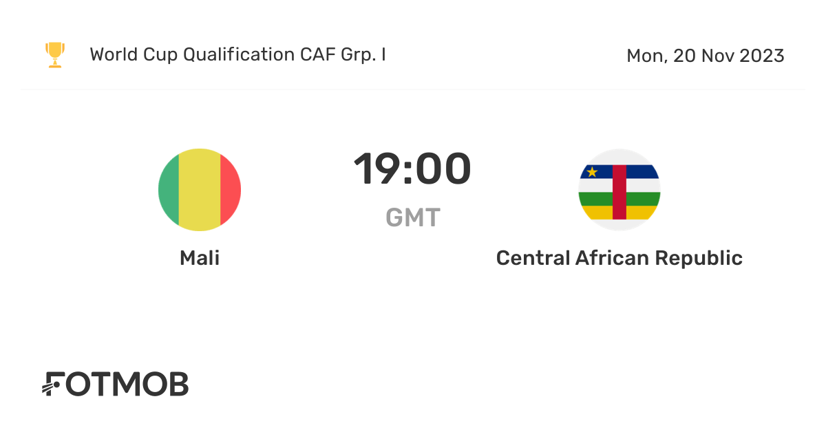 Mali vs Central African Republic live score, predicted lineups and H2H stats