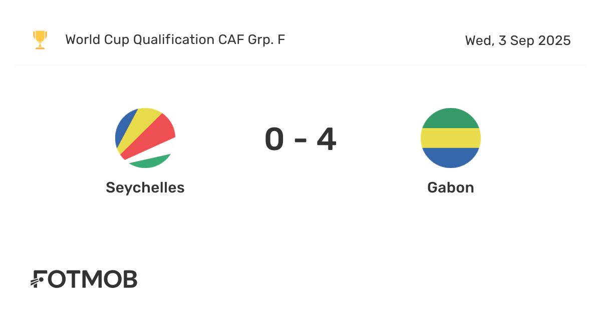 Seychelles contre Gabon - score en direct, compositions probables et ...