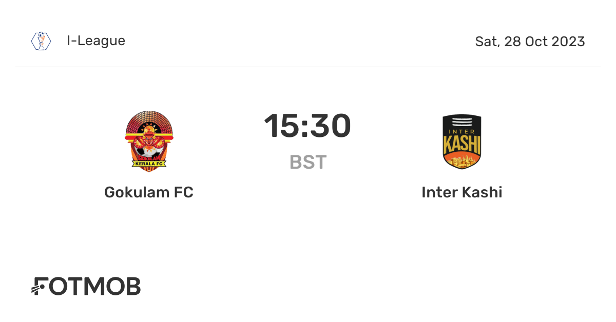Gokulam FC vs Inter Kashi live score, predicted lineups and H2H stats