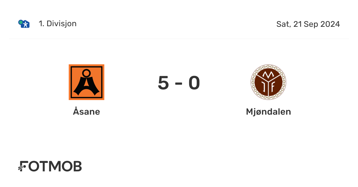Åsane vs Mjøndalen - marcador en vivo, alineaciones previstas y ...