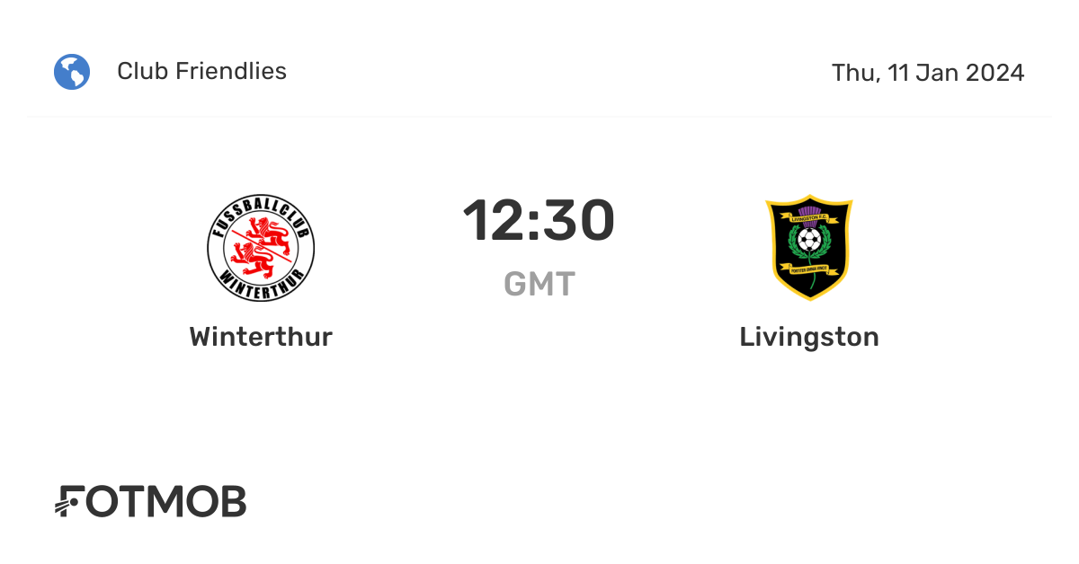 Winterthur vs Livingston live score, predicted lineups and H2H stats