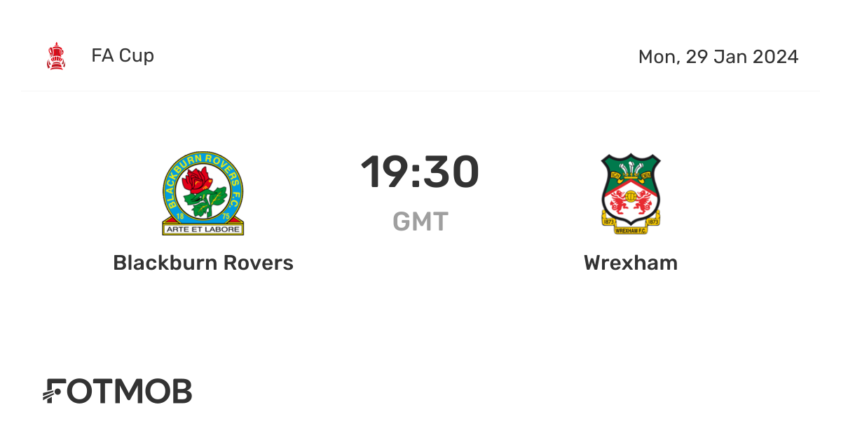 Blackburn Rovers mot Wrexham live resultater, forventede