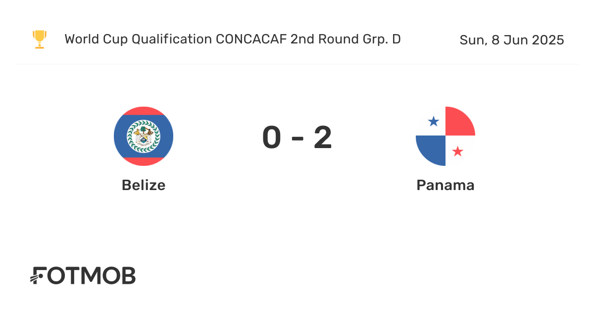 Belize vs Panama - live score, predicted lineups and H2H stats