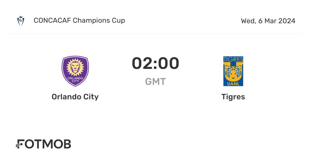 Orlando City vs Tigres - live score, predicted lineups and H2H stats