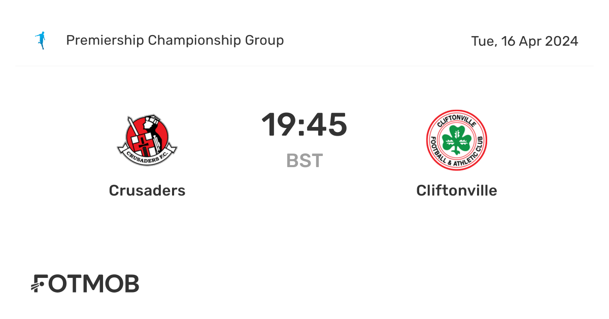 Crusaders vs Cliftonville live score, predicted lineups and H2H stats
