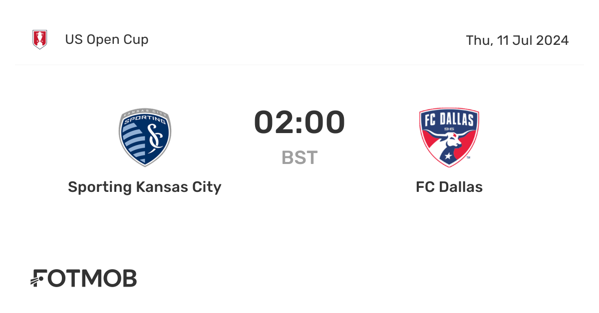 Sporting Kansas City vs FC Dallas live score, predicted lineups and