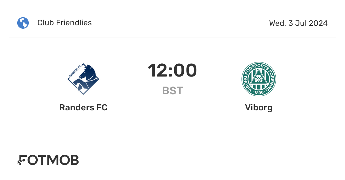 vs Randers FC marcador en vivo, alineaciones previstas y