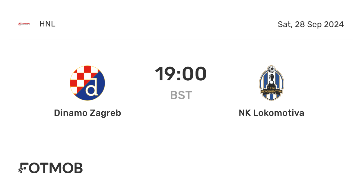 Dinamo Zagreb x NK Lokomotiva - placar ao vivo, escalações prováveis e ...