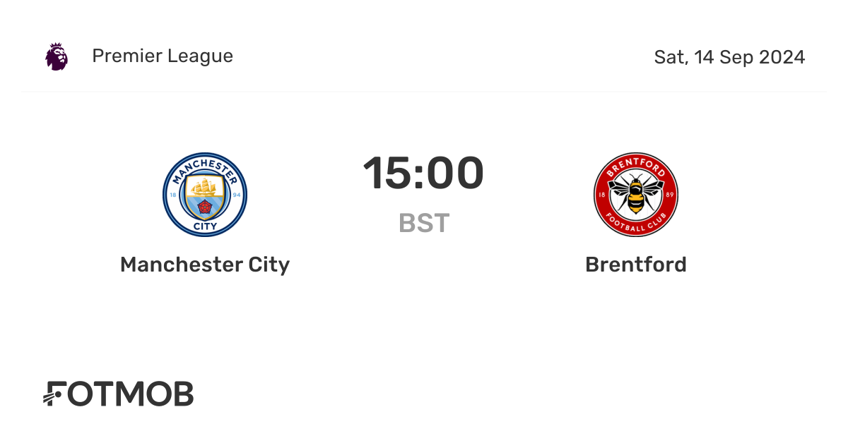 Prediksi Skor Manchester City vs Brentford 17 Desember 2025