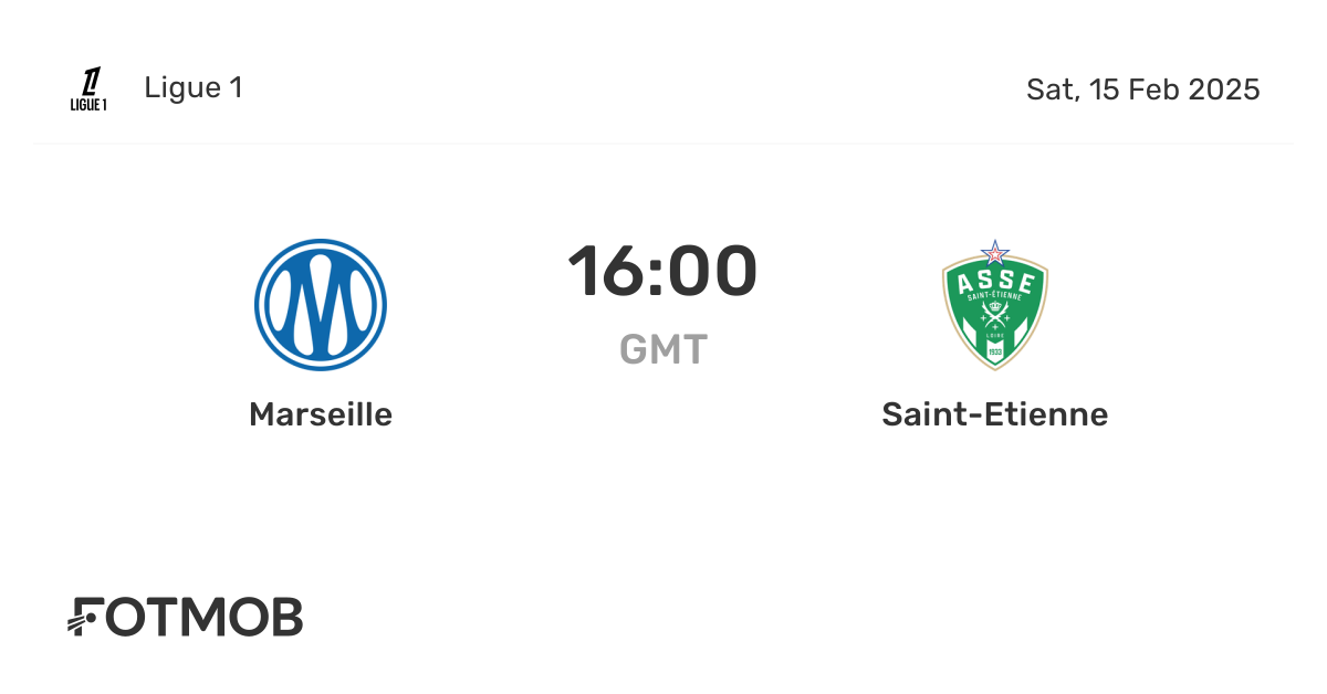Marseille Vs AS Saint Etienne Tickets | Book Online