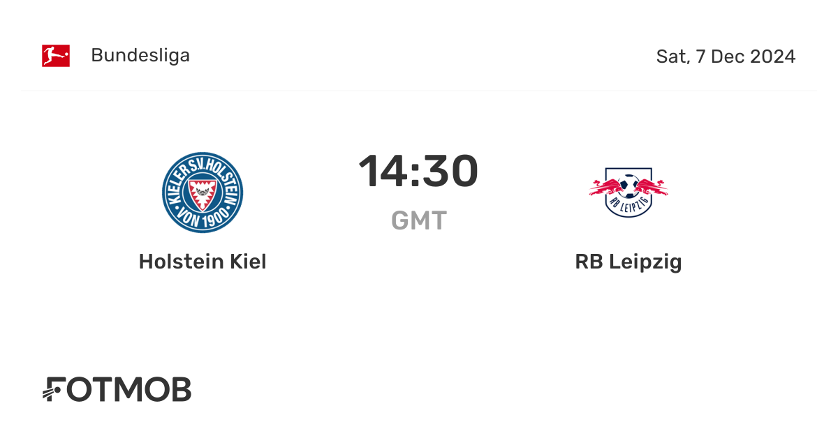 Holstein Kiel gegen RB Leipzig - live Ergebnisse, voraussichtliche ...