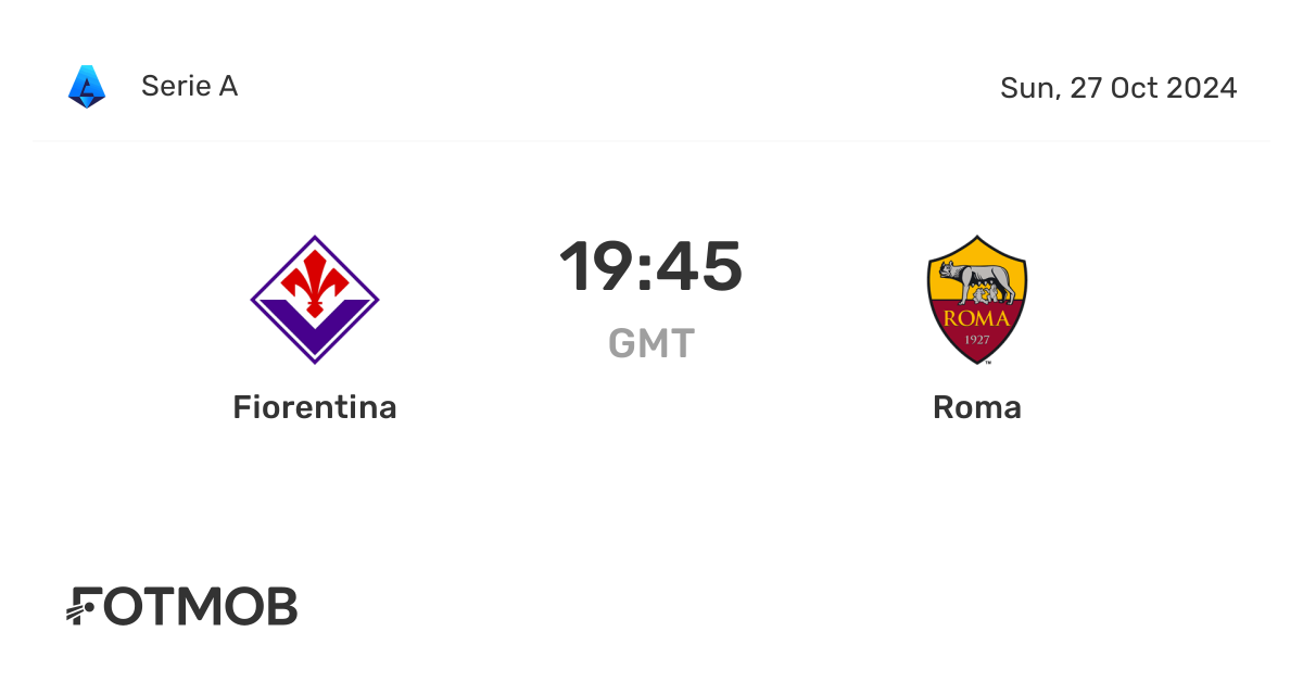 Fiorentina vs Roma - marcador en vivo, alineaciones previstas y ...