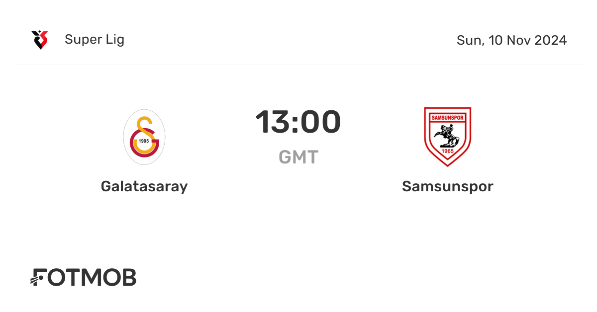 Galatasaray gegen Samsunspor - live Ergebnisse, voraussichtliche ...