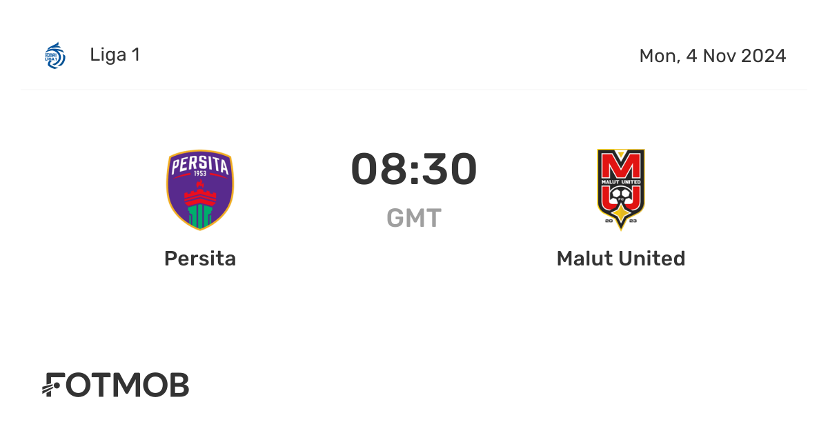 Referee officiating match between Persita and Malut United