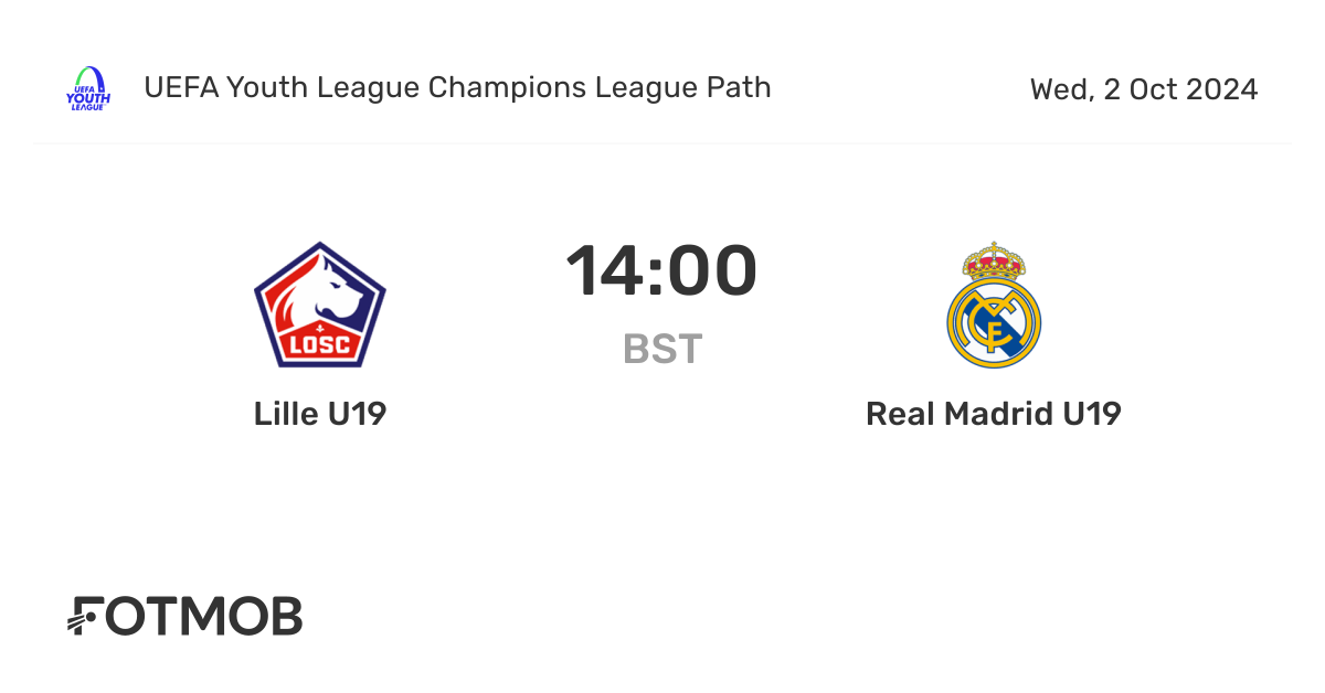 lille-u19-vs-real-madrid-u19-live-score-predicted-lineups-and-h2h-stats