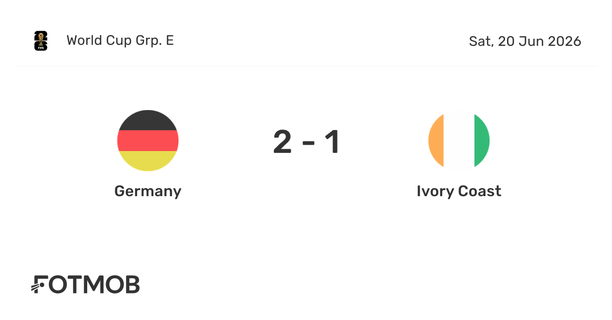 Deutschland gegen Elfenbeinküste - live Ergebnisse, voraussichtliche ...