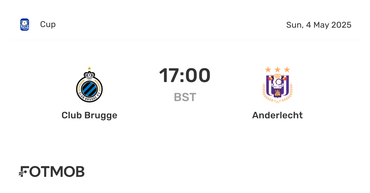 Club Brugge x Anderlecht - placar ao vivo, escalações prováveis e ...