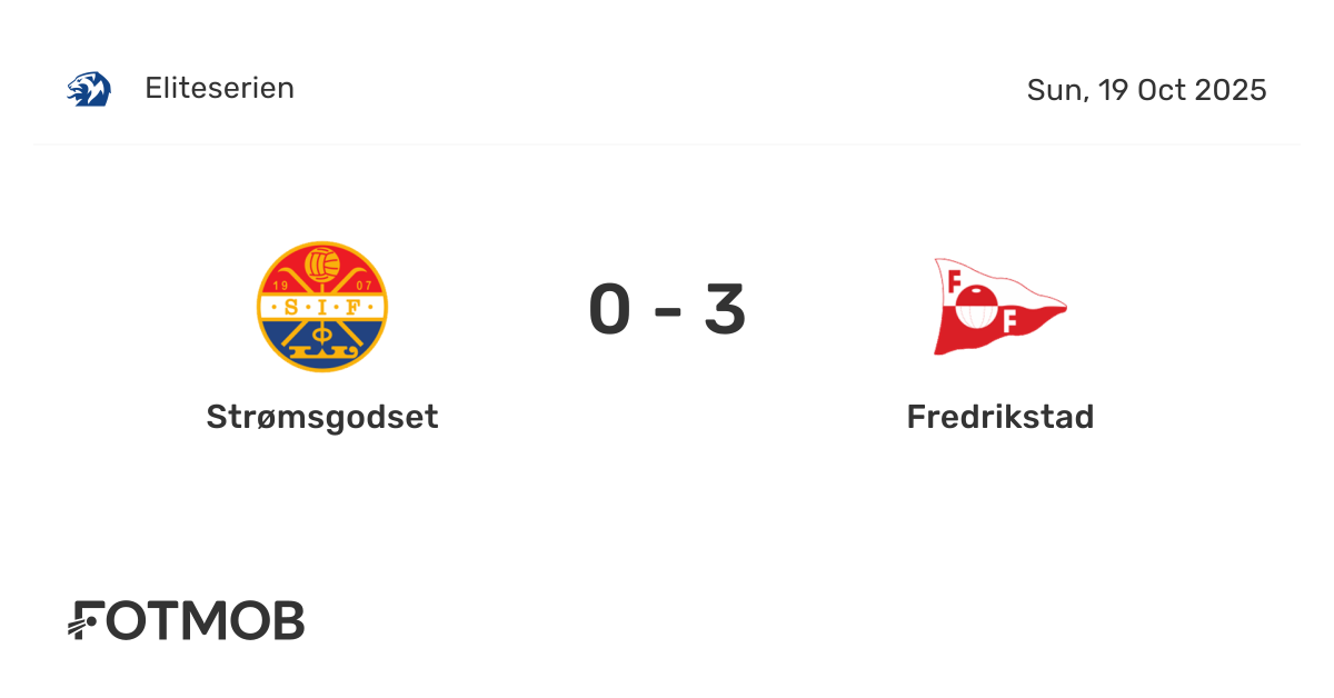 Strømsgodset vs Fredrikstad - marcador en vivo, alineaciones previstas ...