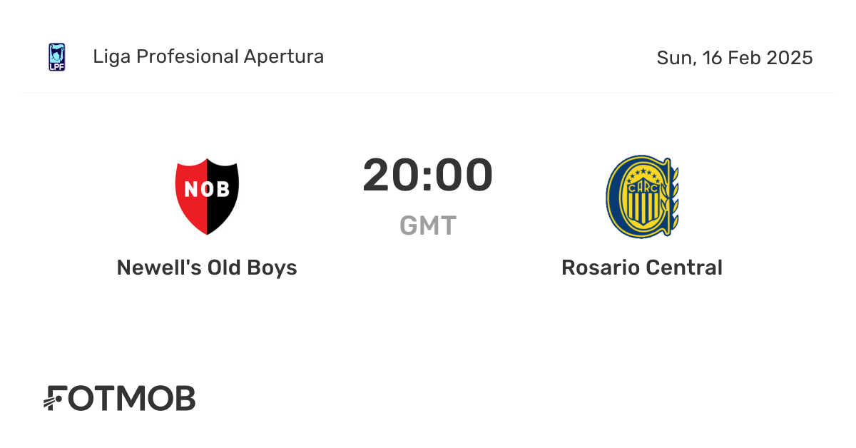 Newell's Old Boys vs Rosario Central - live score, predicted lineups ...