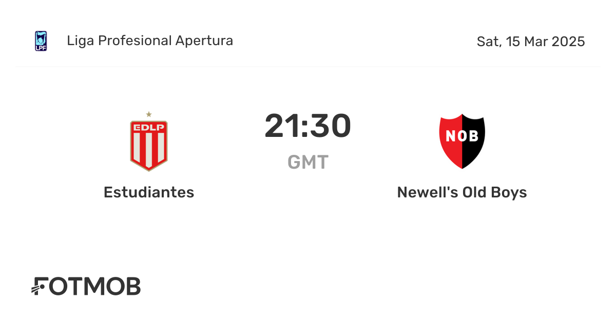 Estudiantes vs Newell's Old Boys - marcador en vivo, alineaciones ...