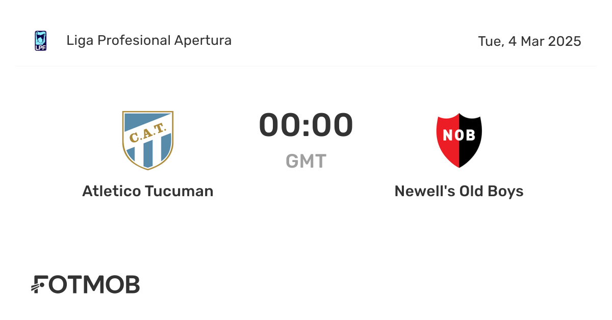 Atletico Tucuman vs Newell's Old Boys - live score, predicted lineups ...