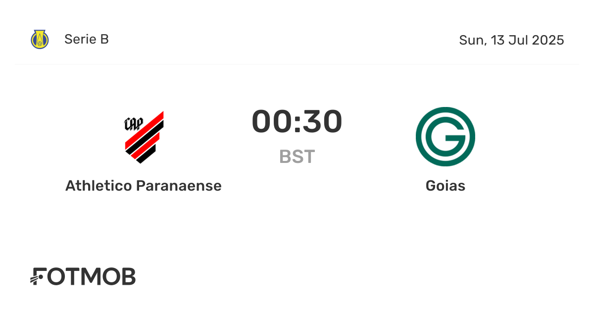 Athletico Paranaense vs Goias - marcador en vivo, alineaciones ...