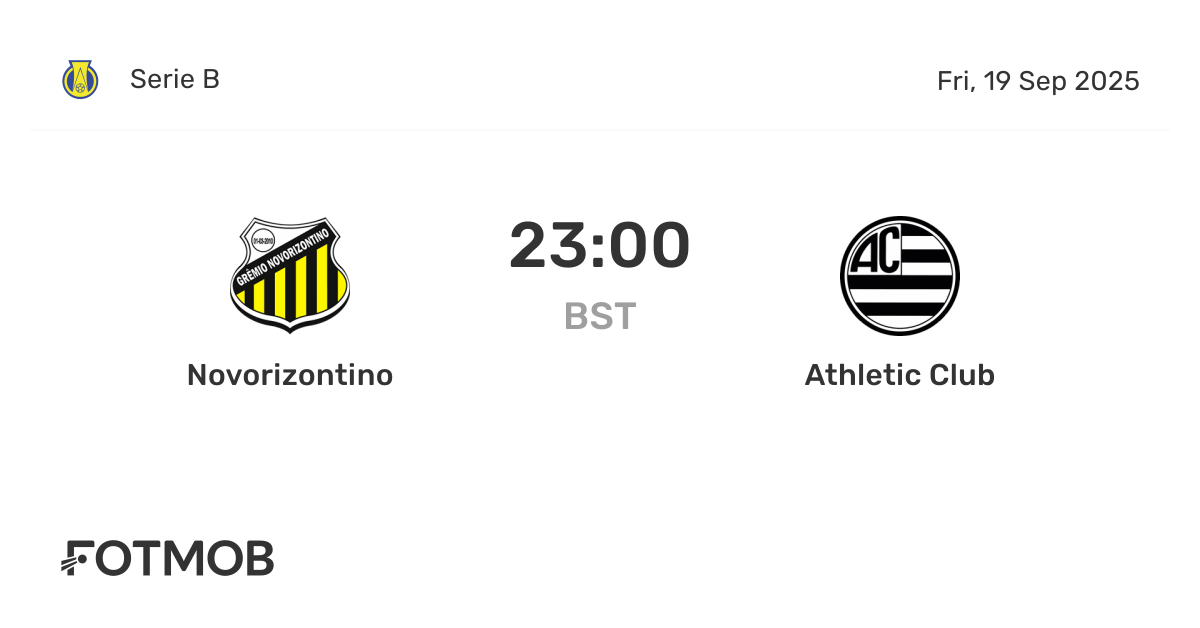 Novorizontino x Athletic Club - placar ao vivo, escalações prováveis e ...