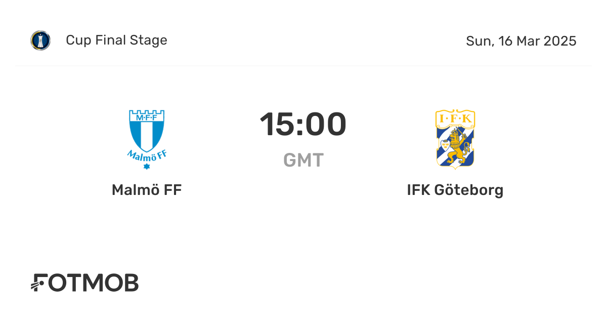 Malmö FF vs IFK Göteborg - punteggio in diretta, formazioni probabili e ...