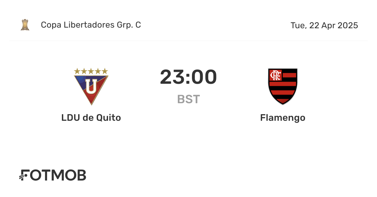 LDU de Quito tegen Flamengo - live score, voorspelde opstellingen en ...