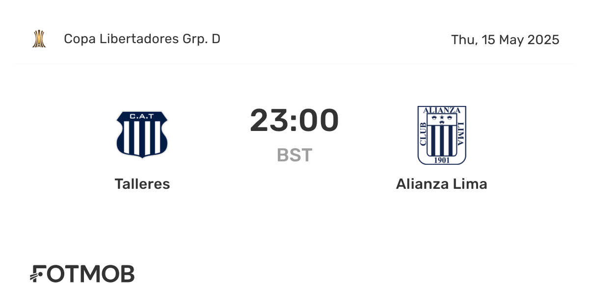 Talleres x Alianza Lima - placar ao vivo, escalações prováveis e ...