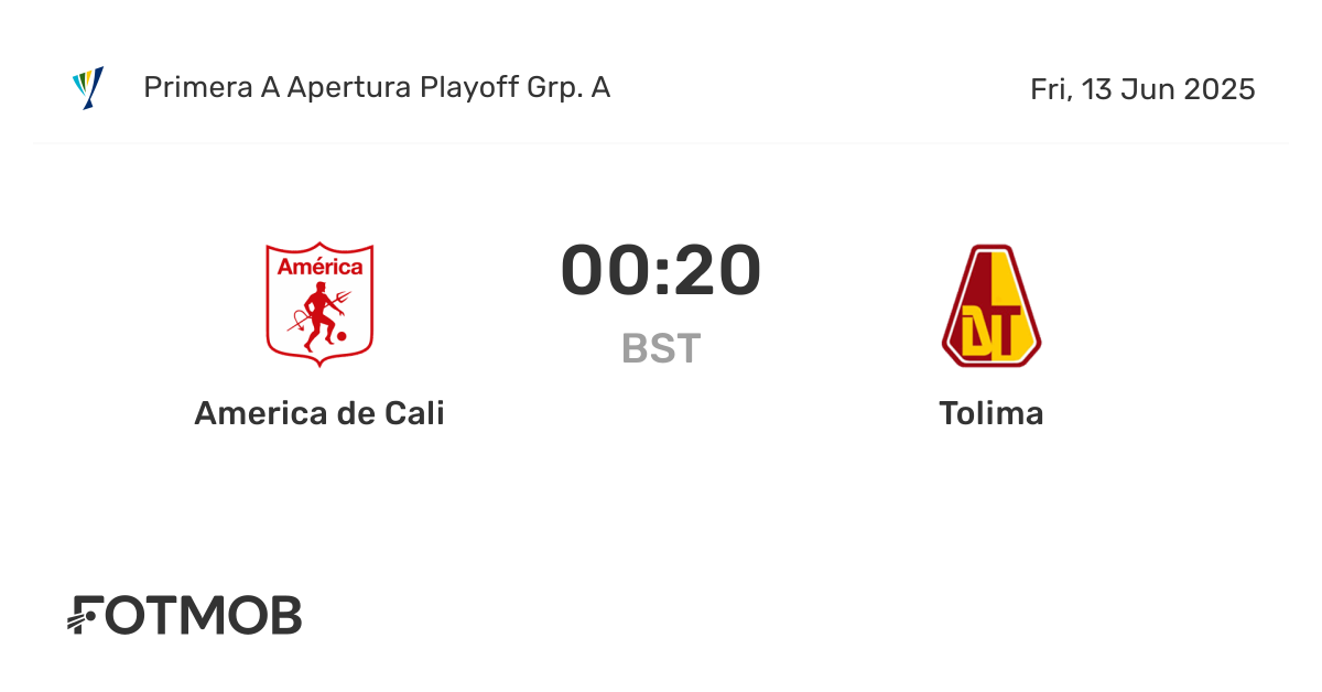 America de Cali vs Tolima - marcador en vivo, alineaciones previstas y ...