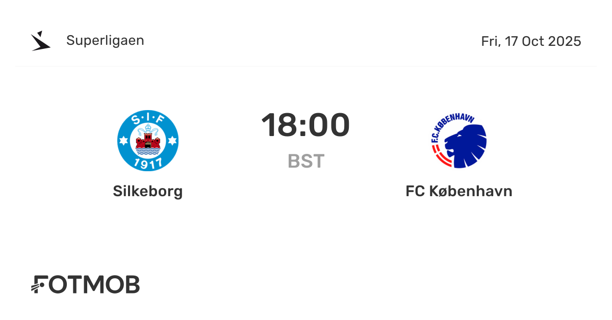 Silkeborg vs FC København - resultado ao vivo, equipas iniciais ...