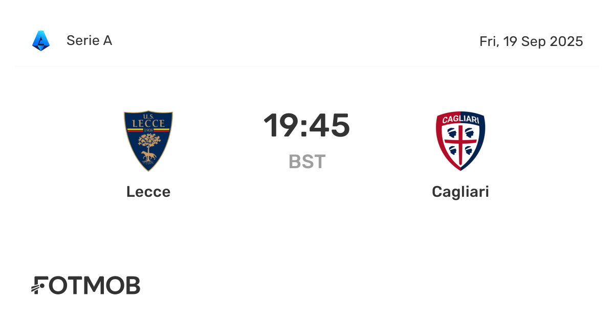 Lecce gegen Cagliari - live Ergebnisse, voraussichtliche Aufstellungen ...
