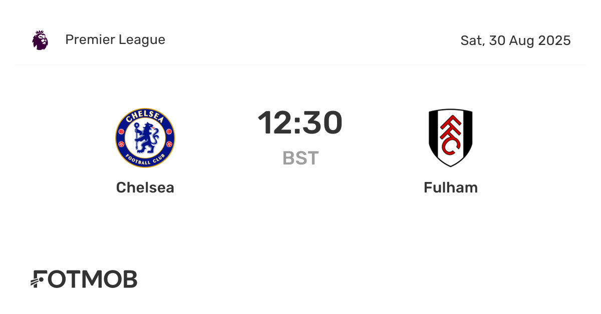 Chelsea vs Fulham - live score, predicted lineups and H2H stats