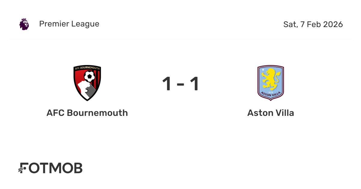 Bournemouth vs Aston Villa - marcador en vivo, alineaciones previstas y ...