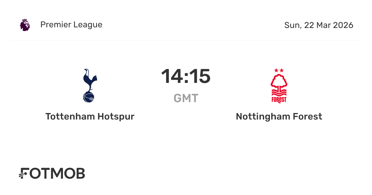 Tottenham Hotspur vs Nottingham Forest match preview