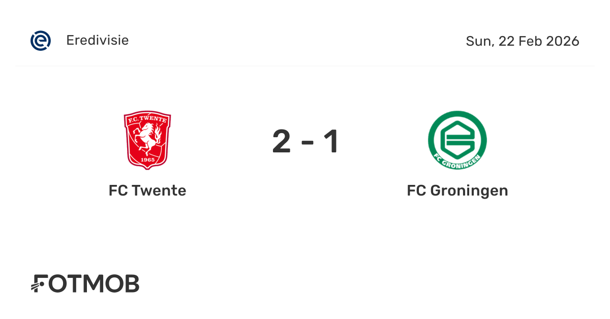 FC Twente tegen FC Groningen - live score, voorspelde opstellingen en ...