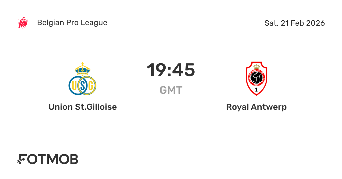 Union St.Gilloise vs Royal Antwerp - live score, predicted lineups and ...