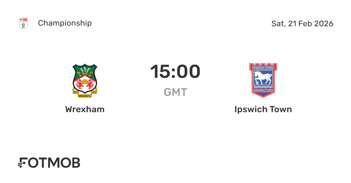 Wrexham vs Ipswich - skor langsung, susunan pemain prediksi, dan ...