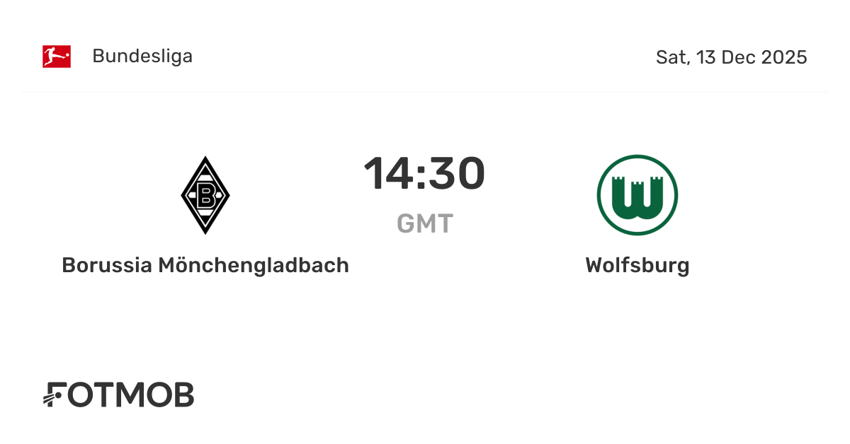 Borussia Mönchengladbach vs Wolfsburg - live score, predicted lineups ...