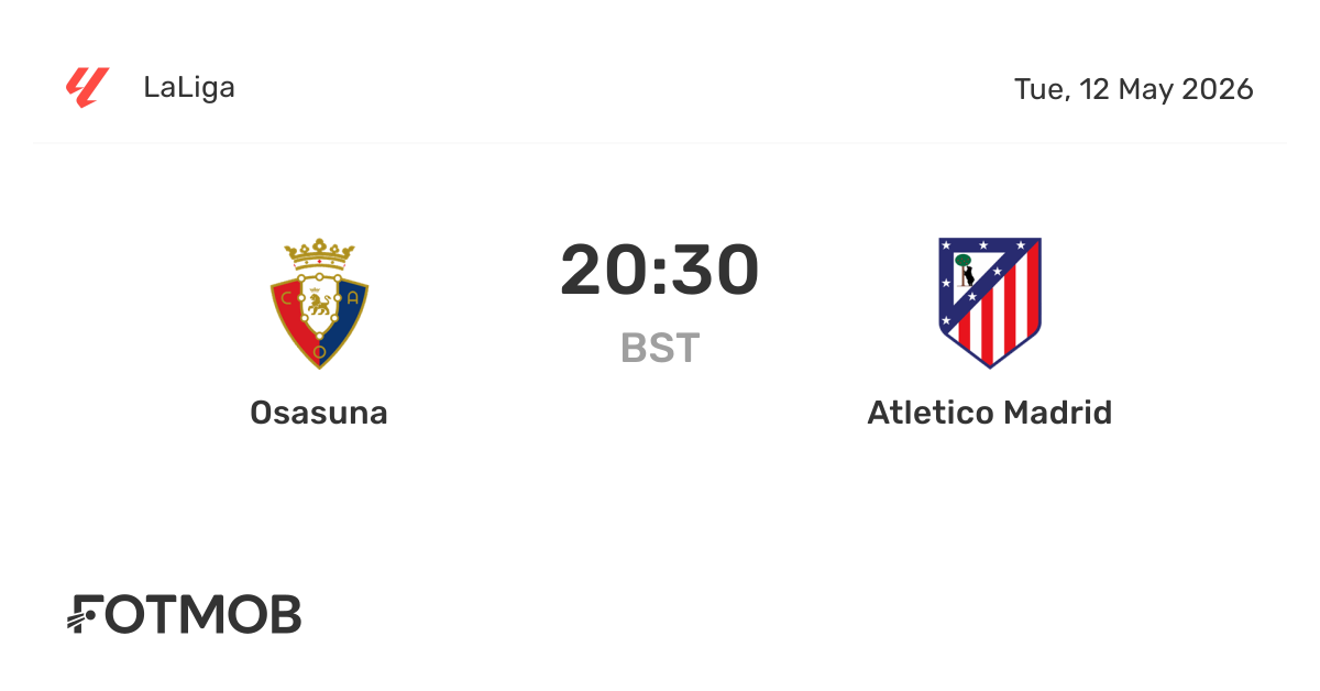 L'Atlético Madrid s'impose à Osasuna et maintient la pression sur le podium — image 1