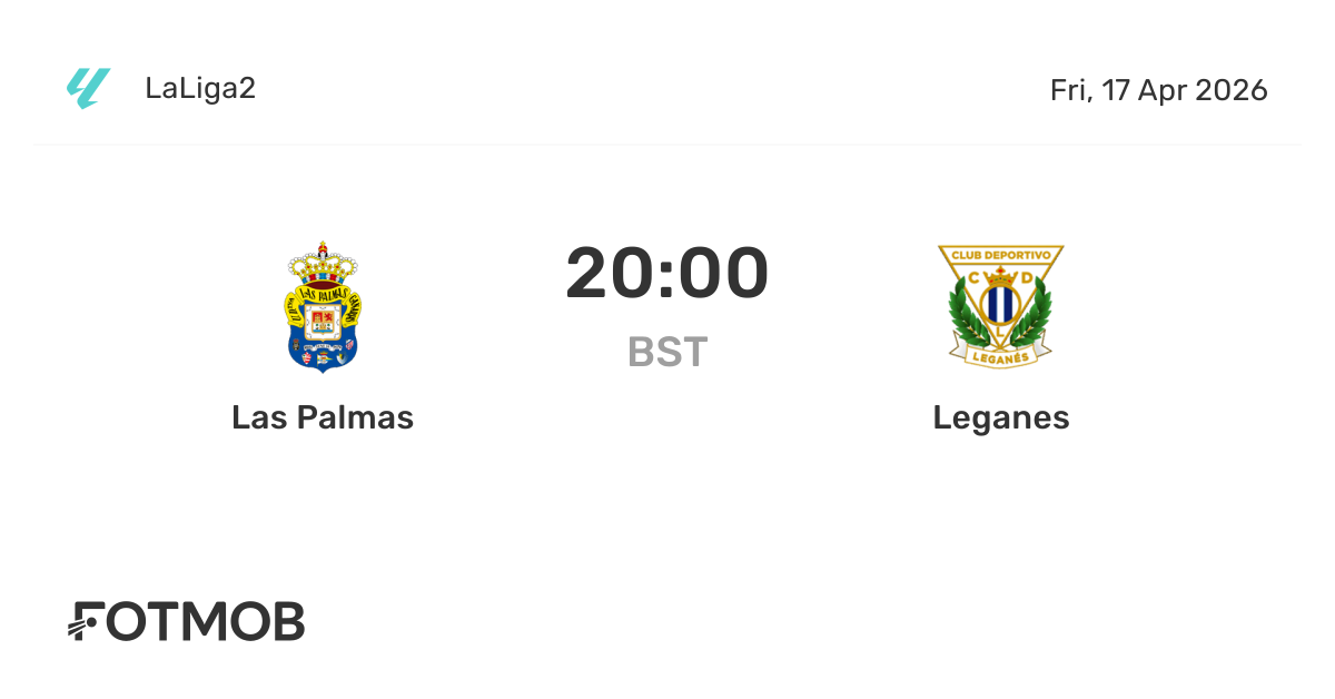 Las Palmas vs Leganes - live score, predicted lineups and H2H stats