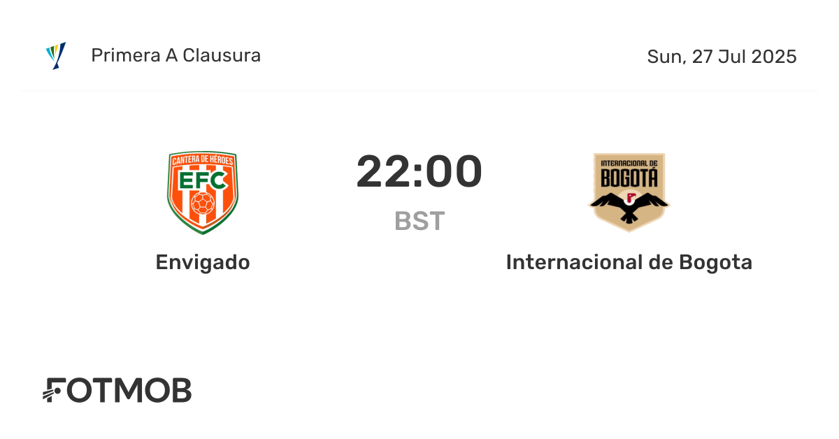 Envigado vs La Equidad - marcador en vivo, alineaciones previstas y ...