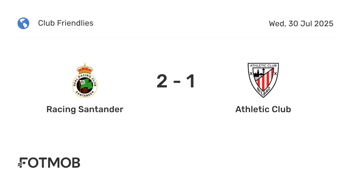 Racing Santander gegen Athletic Club - live Ergebnisse ...